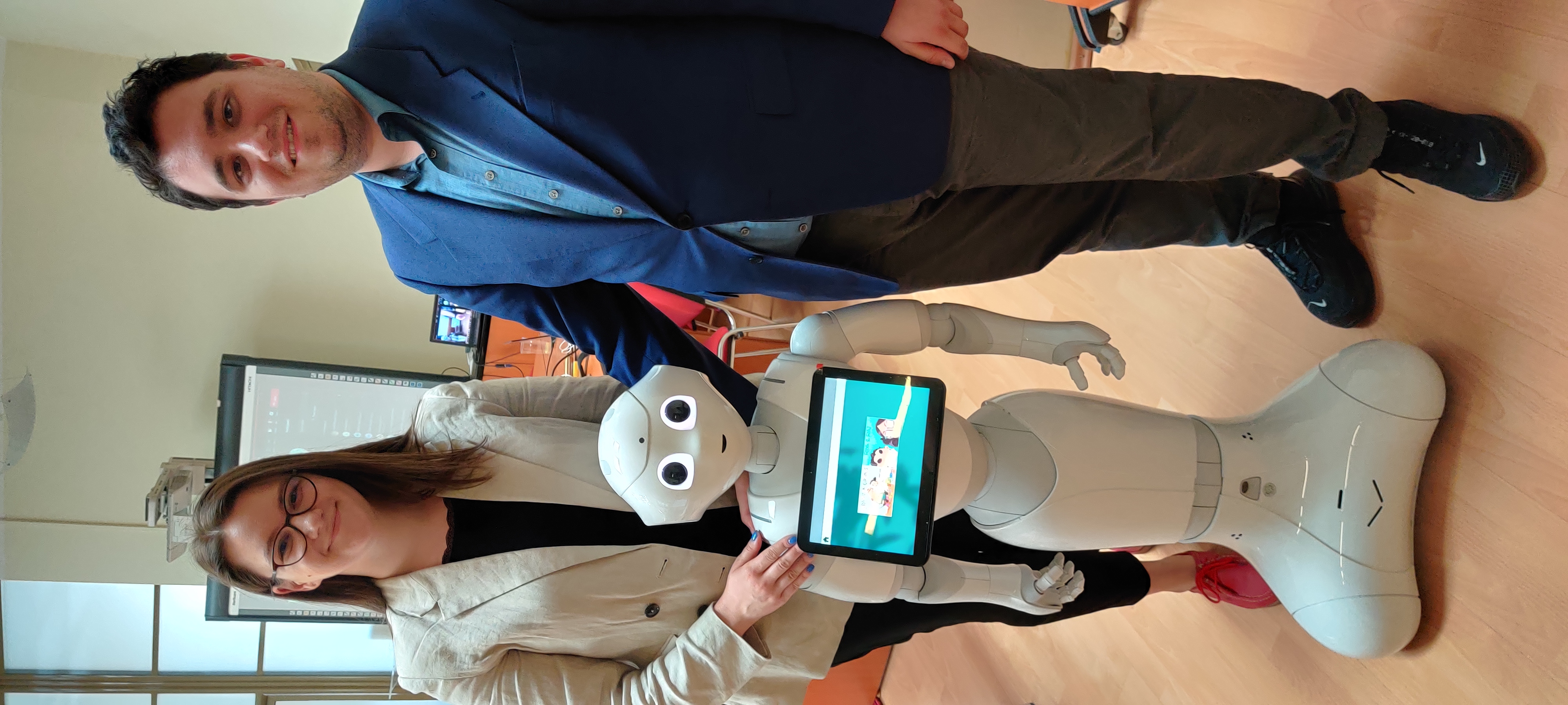 Ioana and Andrei from Iris Robotics